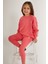 Super Girl Pembe Kız Çocuk Uzun Kol Pijama Takım 2