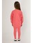 Super Girl Pembe Kız Çocuk Uzun Kol Pijama Takım 5