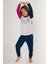 Cute Gri Kız Çocuk Uzun Kol Pijama Takım 1