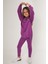 Shiny Girl Mor Kız Çocuk Uzun Kol Pijama Takım 3