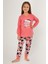 Super Girl Find Your Magic Pembe Kız Çocuk Uzun Kol Pijama Takım 2