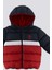 Bordo İçi Polar Kapüşonlu Bebek Mont 3