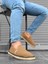 BA0224 Boa Rahat Düz Taban Espadril Örme Triko Taba Günlük Erkek Ayakkabı 4
