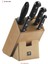 Evrekala Shop Ahşap Bloklu Bıçak Seti Zwilling Knife Set 6 Parça 1