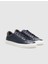 Deri Lacivert Bağcıklı Erkek Sneaker 2