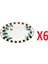 Palms Kayık Tabak 24X14CM 6'lı 04ALM005387 1