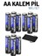 Panasonic 120+48 Adet Carbonzinc Aa Standart Kalem Pil Kılıfında 716234 1