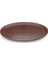 Lamine Ahşap Yuvarlak Sade Tepsi 2 Adet 43 cm Maun TFY43SMM 1