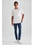 Pedro Slim Fit Dar Kalıp Normal Bel Dar Paça Jean Pantolon A9151AX23HS 2