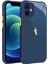 Apple iPhone 12 Mini Kılıf Köşe ve Kamera Korumalı Arkası Şeffaf Renkli Tuşlu Silikon Kapak (Kaff) 2