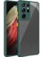 Samsung Galaxy S21 Ultra Kılıf Köşe ve Kamera Korumalı Arkası Şeffaf Renkli Tuşlu Silikon Kapak (Kaff) 2