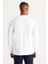 Erkek Ekru K.yesıl Standart Fit Normal Kesim Içi Polarlı 3 Iplik Polo Yaka Pamuklu Sweatshirt 4