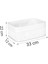 Bambu Çok Amaçlı Saklama Kutusu Düzenleyici Büyük Boy Organizer Kahverengi 33X23X12 cm 3