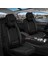 renault Clio 4 Lüx Deri Oto Koltuk Kılıfı Ön Arka Takım (Royal) Tam Siyah 2