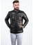Siyah Şişme Erkek Deri Mont Bordo-4xl 4