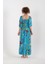 Mavi Rüya Desenli Elbise 3