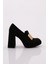 K3803 Kadin Topuklu Loafer Ayakkabi 1
