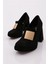 K3803 Kadin Topuklu Loafer Ayakkabi 4
