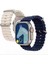 Apple Watch 2/3/4/5/6/7/8/se/ultra/nike 42MM 44MM 45MM 49MM Silikon Kordon Tasarım (Krd-75) 3