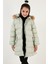 Içi Peluş Astarlı Çıkarılabilir Kapüşonlu Suya Dayanıklı Mont Kız Çocuk Mont 5761910 4