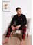 Ekoseli Regular Fit Düğmeli Bisiklet Yaka Kışlık Polar Pijama Takımı Erkek Pijama Takımı 60961001 1