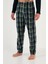 Ekoseli Regular Fit Düğmeli Bisiklet Yaka Kışlık Polar Pijama Takımı Erkek Pijama Takımı 60961001 4