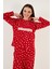 Regular Fit Bisiklet Yaka Polar Pijama Takımı Bayan Pijama Takımı 6571007 3
