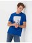 Slim Fit Baskılı Bisiklet Yaka Tişört 4