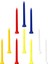 10 Kırılmaz Golf Tees Profesyonel Tırnaklar Karışık 70MM (Yurt Dışından) 3