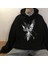 Harajuku Fairy Girl Siyah Kalın Kumaş Sweatshirt 2