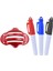 Golf Liner Marker Şablon Hizalamaıımlayıcıları Kırmızı Işaretleme (Yurt Dışından) 1