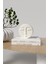 Dekoratif Orta Boy Ay Yüzü Kokulu Mum - Moon Mum Soya Wax Candle 1 Adet Beyaz 2