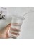 Şeritli Bardak Pipetli Plastik Kahve Bardağı Mika Bardak Cam Pipetli 4