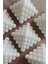 Dekoratif Piramit Bubble Kokulu Mum - Bubble Mum Soya Wax Candle 1 Adet Beyaz 3