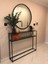 90 Çap Ayna + 120X20X90 cm Metal Dresuar Zdesignhome 1