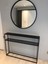 90 Çap Ayna + 120X20X90 cm Metal Dresuar Zdesignhome 2