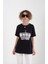 Siyah Taç Baskılı Tshirt 2