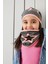 Pudra Gri Çocuk Bebek Bere Boyunluk Set Yumuşak %100 Pamuklu Penye Yıldız Seri 4