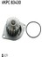 VKPC83430 Devirdaim Su Pompasi P106 Gti Saxo Vts TU5J4 (1.6 16V) P206 P207 C3 C4 TU5JP4 (1.6 16V) Ec5 1201A2 (WK167169) 1