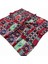Bordo Etnik Desen Tivil İpek Eşarp 7204313 - 915 1