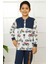 Indigo Motor Baskılı Uzun Kollu Patlı Bisiklet Yaka Erkek Çocuk Pijama Takımı EDY5161UK-İ 3