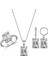 Kare Model Gümüş Set Takım 1