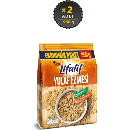 Eti Lifalif Yulaf Ezmesi 950 G x 2 Adet
