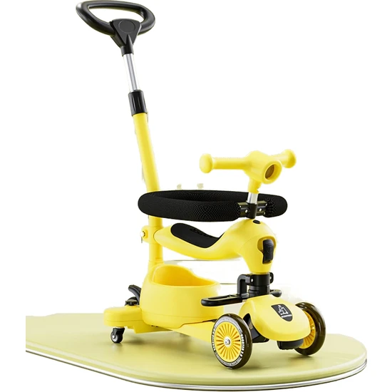 Muzi Two Bebek Çok Fonksiyonlu Scooter 0-3-6 Yaşında Yürüyen Bebek Arabası (Yurt Dışından)