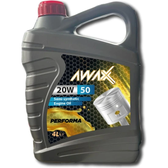 Awax 20W50 4 Litre Motor Yağı ( Üretim Yılı: 2023 )