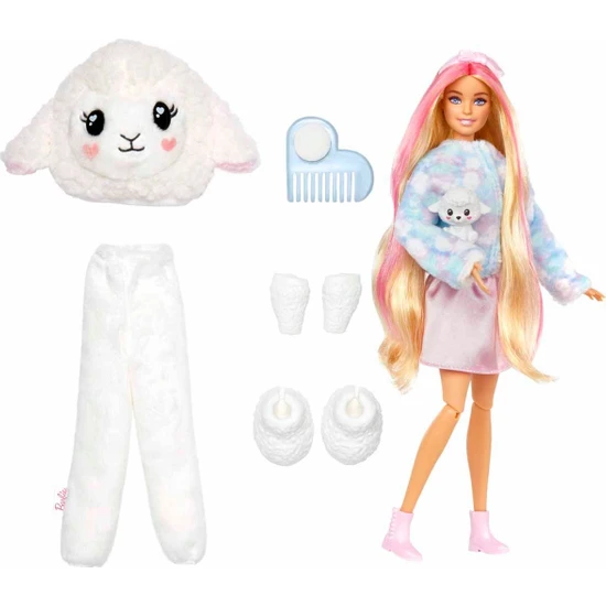 Barbie Cutie Reveal Sevimli Kostümler Serisi HKR02 - Lamb Doll