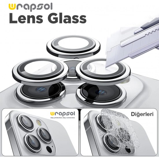 Wrapsol Iphone 14 Pro Max Kamera Lens Koruyucu Gümüş Fiyatı