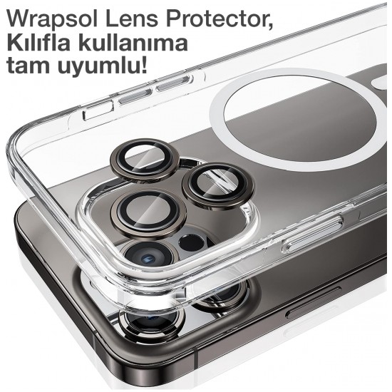 Wrapsol Iphone 14 Pro Max Kamera Lens Koruyucu Siyah Fiyatı
