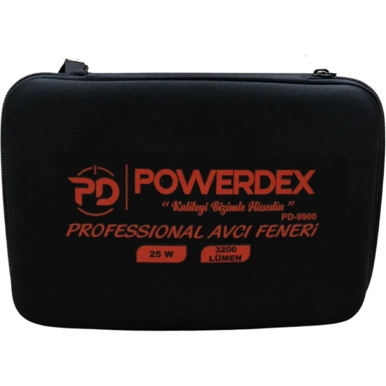 Powerdex PD-9900 Su Geçirmez Şarjlı Profesyonel Avcı El Feneri