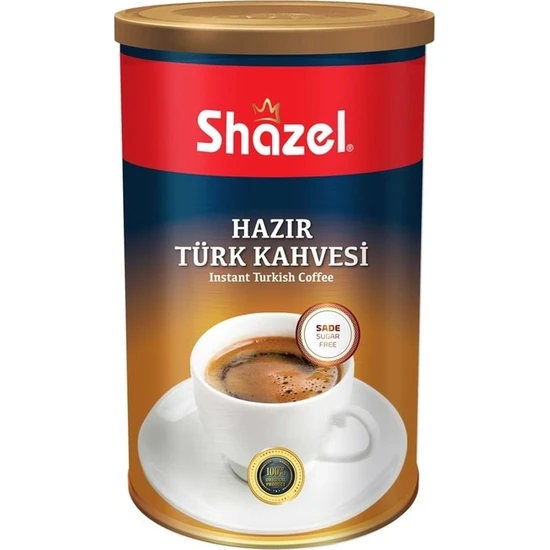 Shazel Hazır Türk Kahvesi 250 gr Sade x 2 Adet